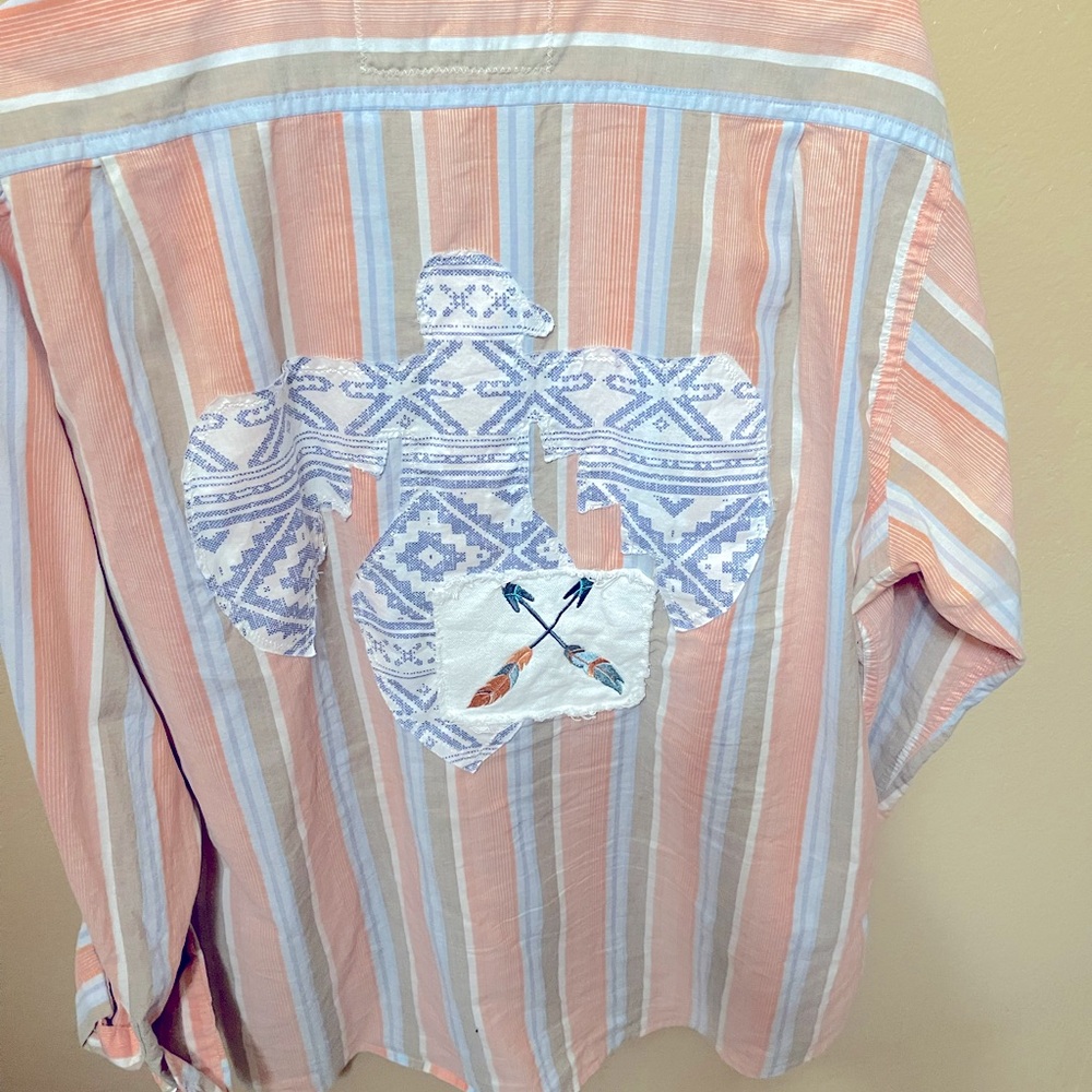 Custom made button shirt